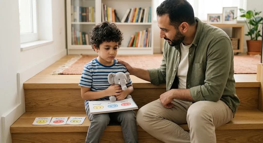 حين يعجز الطفل عن وصف مشاعره: كيف نساعده؟