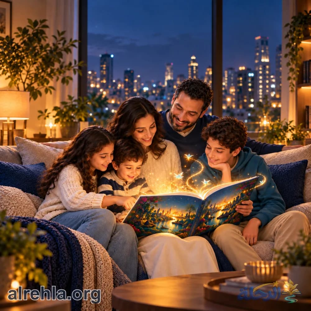 العائلة تقرأ معاً